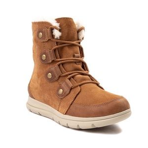 Sorel Explorer Joan Waterproof Suede Leather Boots